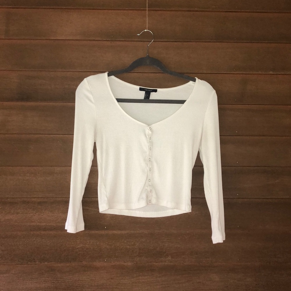 Button up Crop Top